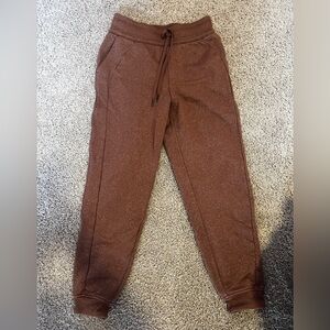 Lululemon Athletica Brown and Gold Joggers